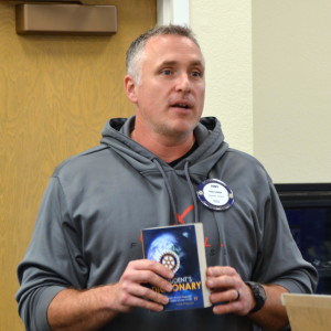 Tony LeLack leads the Dictionary Project Dictionary distribution to local 3rd graders 110415