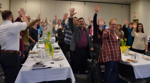 High Fives for the Newberg Noon Rotary Club for exceeding One Million dollars donated to the youth of our communities 021716
