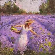 lavender painting