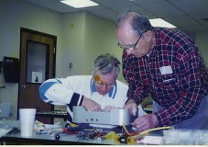 Earl Sandager and George Alexander build Rotadent