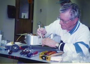 Earl Sandager works on Rotadent Unit