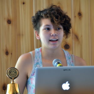 Emily presents her Rotary Exchange to South Korea story 081716